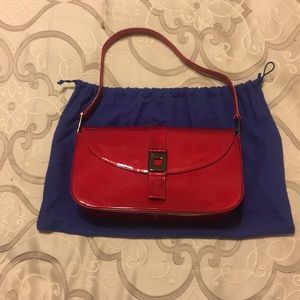 Red Stuart Weitzman clutch